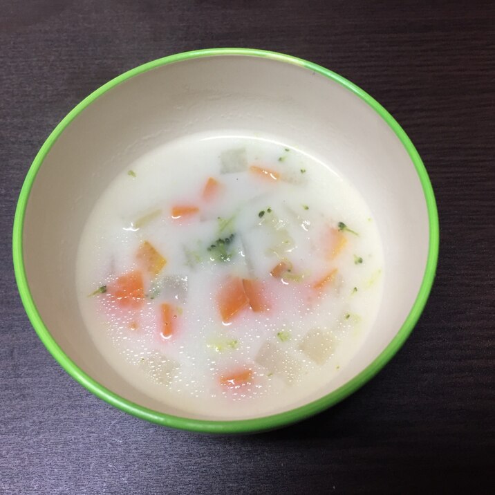 【離乳食 完了期】簡単ミルクスープ
